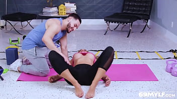 Preview 1 of Shemale Domination Lesbian - Briana Banderas Do Next Level Workout