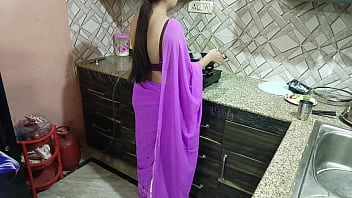 Preview 1 of Teen Bondage Ebony - Desi Indian step mom surprise her step son Vivek on his birthday dirty talk in hindi voice