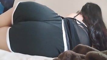 Preview 2 of Air Hostress 2016 - A MI CLIENTE FAVORITO LE ENCANATA ESTE SHORT NEGRO Y QUE SE LA CHUPE