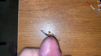 Preview 2 of Me La Cojo Por El Culo No - cumming to more porn,  then a close up look of my HOT cum