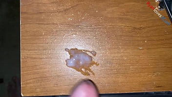 Preview 3 of Me La Cojo Por El Culo No - cumming to more porn,  then a close up look of my HOT cum