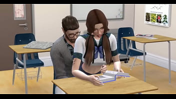 Preview 1 of Farah Dahel - School Girl Fucked By Teacher SIMS SEX
