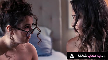 Preview 1 of Ledi Police Xxx - Stuck In The Closet Teen Leana Lovings Begs Her Gorgeous Crush To Fuck Her Instead Of Going To Prom