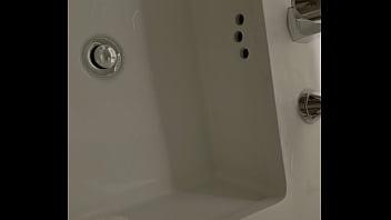 Preview 4 of New Pusey - Peeing in the hotel sink!