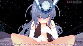Preview 2 of Gay Cum Three Times In A Row - New Jersey blowjob and boobjob pov | Azur Lane | Short