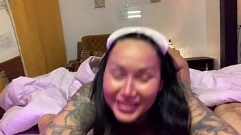 Preview 4 of Ebony Mature Blowjob Tube - Verification video