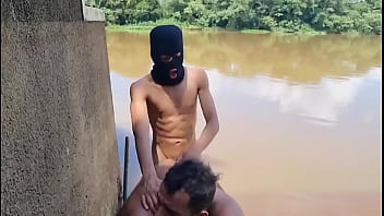 Preview 1 of Bannu Kohat Xxx - Mascarado cavalo acabou com meu cu na beira do rio