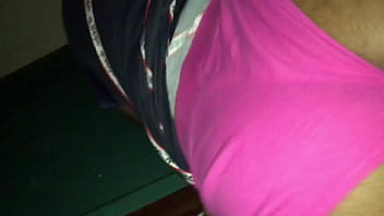 Preview 1 of Blonde Helps Chinese Man On Bus - Pool table backshots