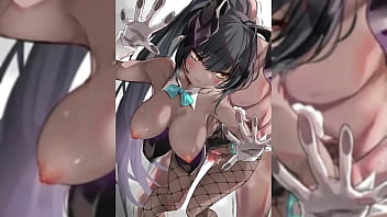 Preview 1 of Lora Morgan - Blue Archive Bunny Karin compilation