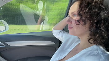 Preview 1 of Karlee Grey Panties - SQUIRTING in my Wifes CAR