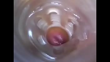 Preview 2 of Abnormal Cocks - Internal view of me Fucking and cuming in my new Fleshlight Ice Lady