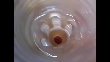 Preview 1 of Abnormal Cocks - Internal view of me Fucking and cuming in my new Fleshlight Ice Lady