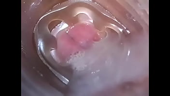 Preview 4 of Abnormal Cocks - Internal view of me Fucking and cuming in my new Fleshlight Ice Lady