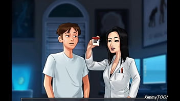 Preview 4 of Www Kingsexsi3gpv - Summertime Saga Sex Scene - Japanese Scientist wants me to cum - cum drinking.