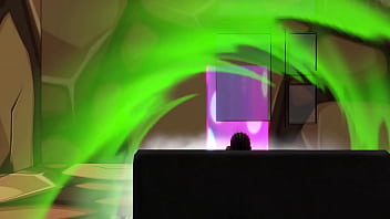Preview 1 of Str8chasers - A sexy green skinned big booty alien steps through a portal for some bbc action - AI powered voices