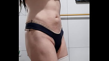 Preview 4 of Cuckold Impregnating - Jovem dan&ccedil_ando de calcinha