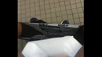 Preview 2 of Mature And Casting And Busty10 - Ohio public  stall 2
