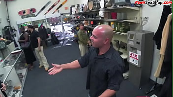 Preview 2 of Xxx Video Mp4 1 2 Mint - Pawning babe rescued by store manager before bj