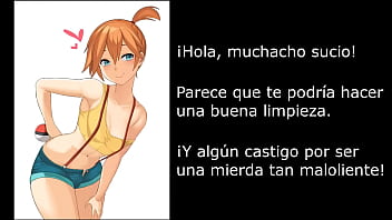 Preview 1 of Stepmom Teen Kitchen - Misty Pok&eacute_mon (Femdom/Hentai/Bathtube/Humillaci&oacute_n/Pissplay) Espa&ntilde_ol