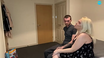 Preview 1 of German Wife Jenny - Teen girl talked into giving a blowjob
