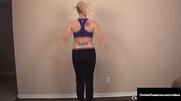 Preview 2 of Wxnxxx Baf - Working Out? Fuck That! Charlee Chase Gets Nailed By Hubby!