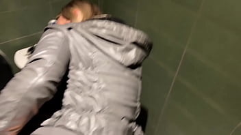 Preview 3 of Www Xxx Hot Sexi Com - Snuck into the Restroom for Date Night Sex