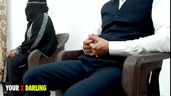 Preview 1 of Schema Xxx Movies - Dick flash in publish in front of muslim girl and fucking her on chair