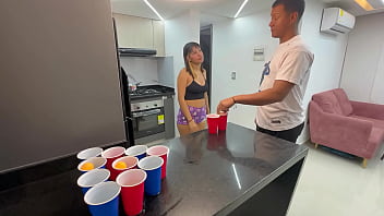 Preview 1 of Lady Deed - Le gano jugando a mi t&iacute_mida hermanastra hasta quitarle toda la ropa y ponerla muy cachonda con mi rico pene,  y terminamos follando duro y rico