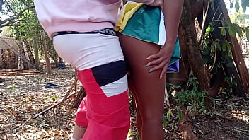 Preview 2 of Tiet Slut Bbc - Meu puto me pegou pelada e acabou gozando no meu cuzinho