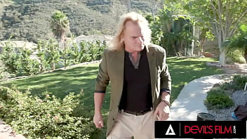 Preview 1 of Hard Sex Vefio - DEVILS FILM - Cute Teen Penelope Woods Gets Assfucked By Old Man Neighbor