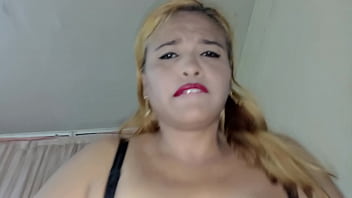 Preview 4 of Threesome Dick Ride - Gina Halime whith Sexy lingiere seduces her stepson