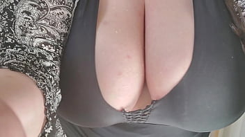 Preview 1 of Edge Tease Handjob - Jiggly boobs