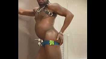 Preview 2 of Cum Palm Hands - Black Flex &amp_ Muscle Butt Performance Teaser