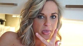 Preview 2 of Blonde Hot Pissing Cams - Lusty blonde fingers her tight wet pussy