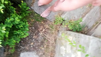 Preview 3 of The Best Phone Anal - Pissing Outdoor Naked