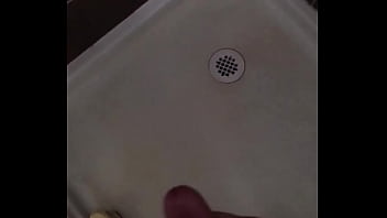 Preview 2 of Ccjlfrfap - Big load from uncut cock in shower
