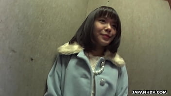 Preview 2 of Innocent Flirt Sex - Japanese brunette Haruka Miura enjoys a sex toy and finger fucking uncensored.