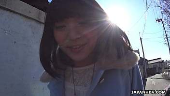 Preview 1 of Innocent Flirt Sex - Japanese brunette Haruka Miura enjoys a sex toy and finger fucking uncensored.