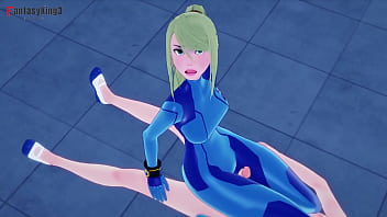 Preview 2 of Rugrats Porno - Samus Aran having sex | Metroid | DEMO (full vid on RED)