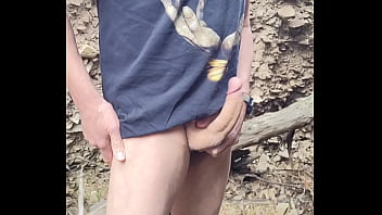 Preview 3 of Donkey Booty Bbw Solo - Outdoor gay cum