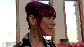 Preview 1 of Asia Orasm - Redhead MILF spank and whip prostitute