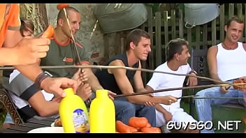 Preview 2 of Group Student Dorm - Almost any amazing gay sex party