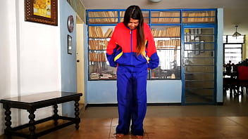 Preview 4 of Fcking Hard - Girl peeing tracksuit