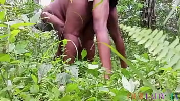 Preview 4 of Teen Sex Hq Porn Sara Luvv C - African Youth Corper Fucks sexy bbw outdoor in the bush with his huge black cock