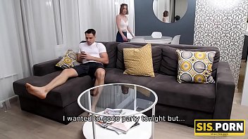 Preview 1 of Blondy Photos - .PORN. Girl wants to go to party so bad that lets stepbro fuck her