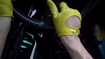 Preview 4 of Xxx Aed - Driving in Thighhighs