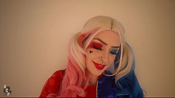 Preview 2 of Fatwan Anal - Harley Quinn Gets Her Pink Pussy Destroyed By The Joker Starring Rachel Luxe And Gibby The Clown
