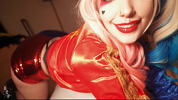 Preview 3 of Fatwan Anal - Harley Quinn Gets Her Pink Pussy Destroyed By The Joker Starring Rachel Luxe And Gibby The Clown
