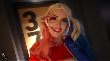 Preview 1 of Fatwan Anal - Harley Quinn Gets Her Pink Pussy Destroyed By The Joker Starring Rachel Luxe And Gibby The Clown