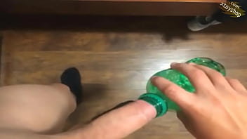 Preview 1 of Movie Fuck Mom Son - Hot Peeing In A Bottle